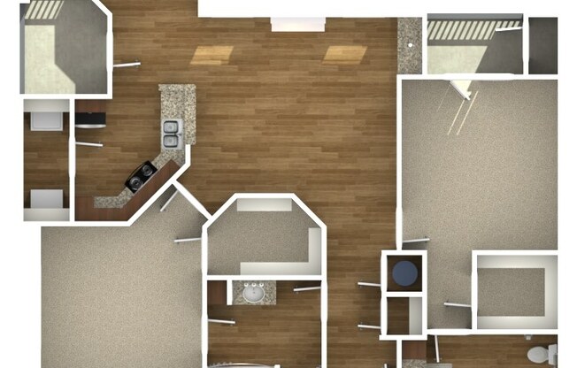 2 beds, 2 baths, 1,177 sqft, $1,475