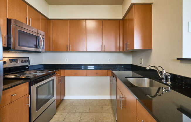 Kitchen with Stainless Steel Appliances