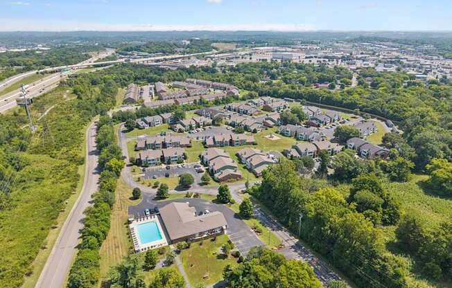 Aerial View of Rivergate Meadows