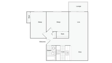 2 beds, 1 bath, 720 sqft, $1,720