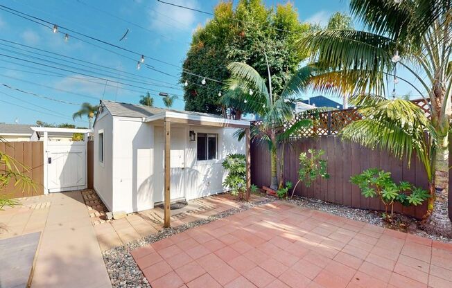 Rare and Private Coronado Back House with Expansive Patio plus Casita
