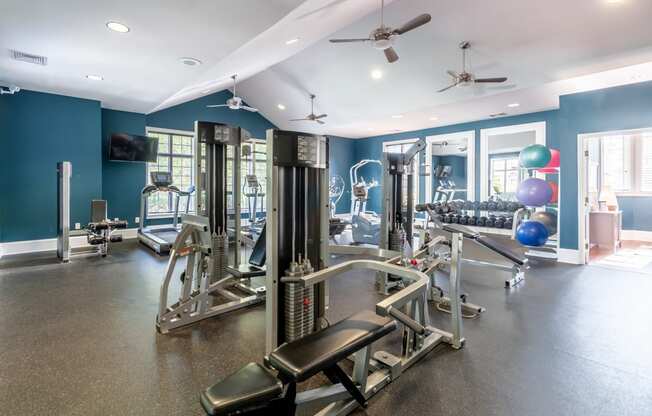 Fitness Center at Ultris Courthouse Square Apartment Homes in Stafford, Virginia, VA
