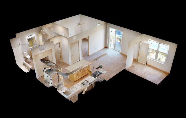 1 bed, 1 bath, 816 sqft, $1,855, Unit #520