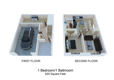 1 bed, 1 bath, 825 sqft, $1,159