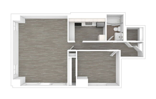 1 bed, 1 bath, 686 sqft, $5,175