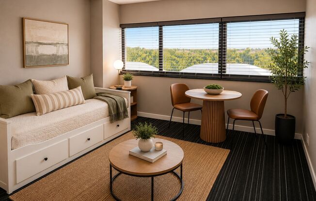Studio, 1 bath, 637 sqft, $912, Unit 114
