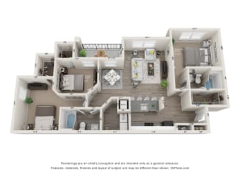 3 beds, 2 baths, 1,230 sqft, $1,980