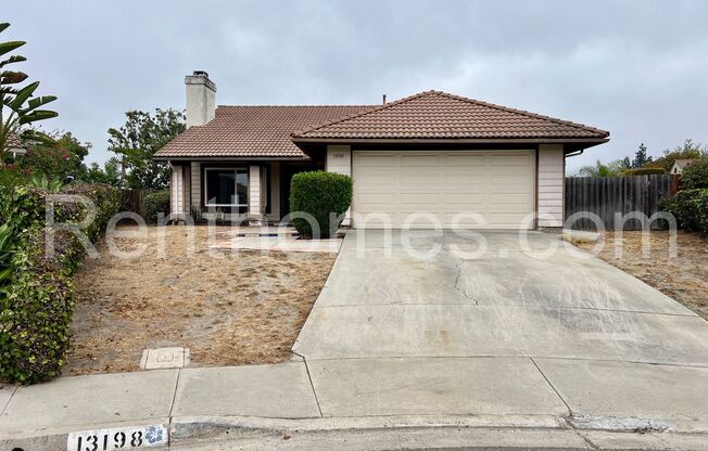 Penasquitos, 13198 Jane Ct, Cul-De-Sac, Dual Pane Windows, LVP Flooring, Fireplace, 2 Car Garage with Opener.