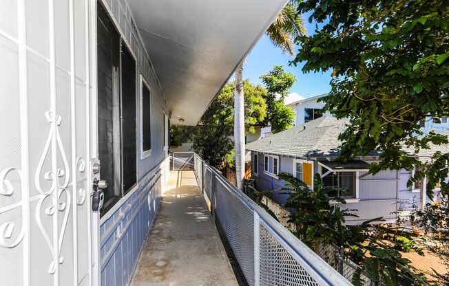 Nuuanu Avenue - renovated, upstairs, 1 bedroom 1 bath with luxury vinyl plank flooring throughout