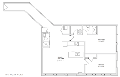 2 beds, 2 baths, 1,150 sqft, $1,600