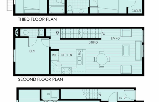 3 beds, 2.5 baths, 1,372 sqft, $3,500