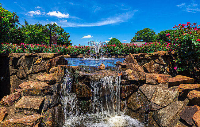 water feature at Holly Point Apartments in Chesapeake VA