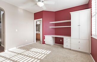 European Parc one-level home w/private rear yard backing to ponding basin