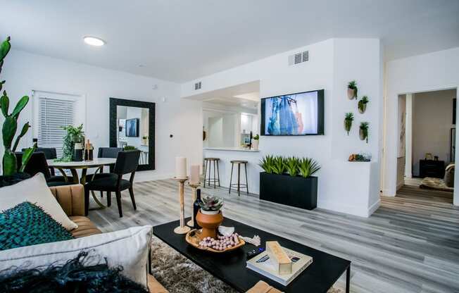 The Presley at Whitney Ranch Model Living Room