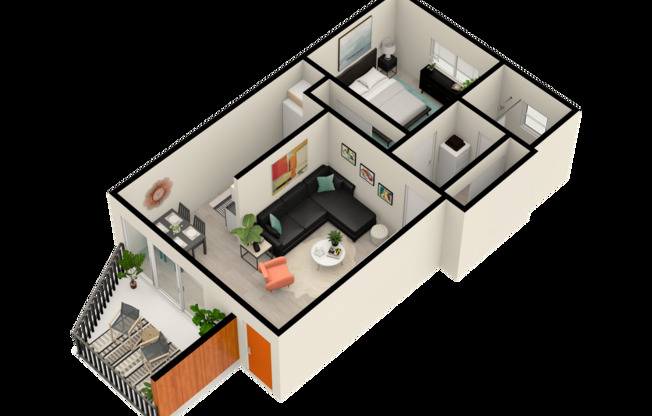 1 bed, 1 bath, 650 sqft, $1,370, Unit 201