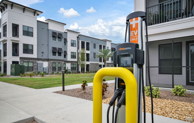 Vintage Winter Park  electric car charging