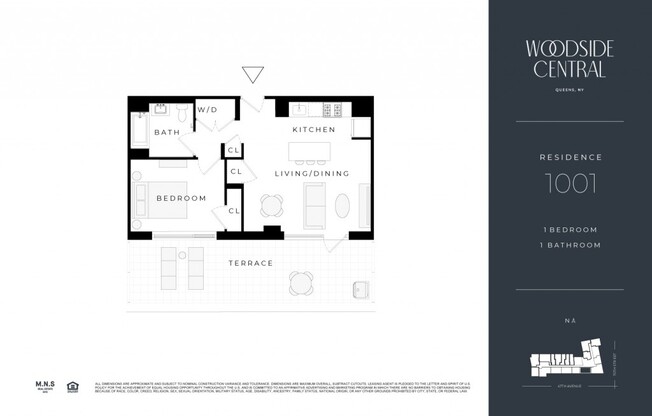 1 bed, 1 bath, $3,575, Unit 1001