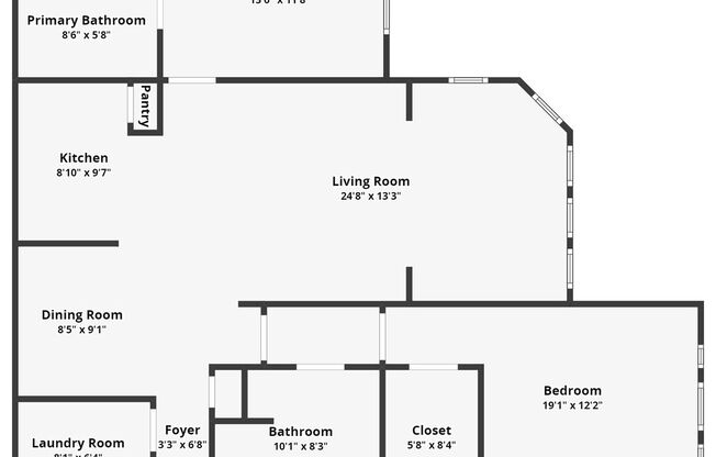 2 beds, 2 baths, $2,200