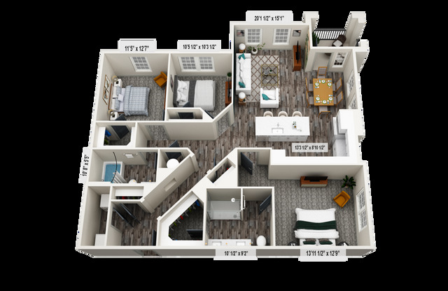 3 beds, 2 baths, 1,433 sqft, $2,379