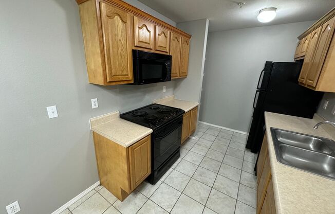 Updated 1 bedroom 2 bathroom apartment on First Floor  available now