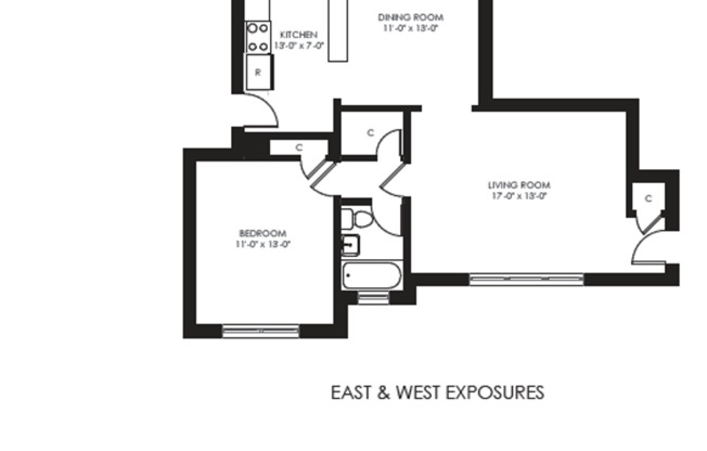 1 bed, 1 bath, 502 sqft, $1,495, Unit 2742-F3