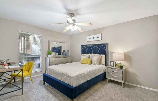 Model Bedroom at Davenport Apartments in Dallas, TX
