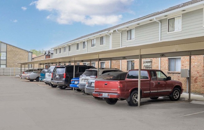 Parking Space at Castlewood Apartments, Clute, Texas