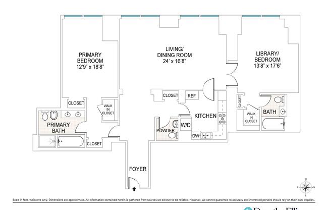 2 beds, 2.5 baths, 1,613 sqft, $10,000, Unit 55D