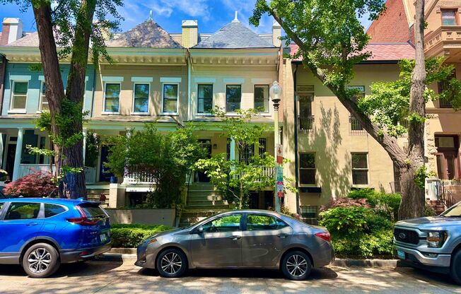 Delightful Dupont Tree-Lined Swann Street 2 Bedroom Lower Level Apt with W/D