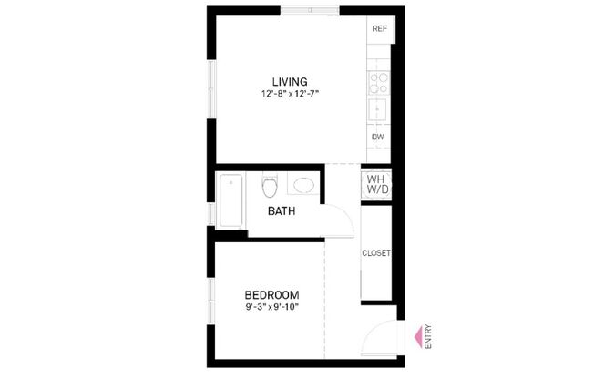 1 bed, 1 bath, 475 sqft, $2,315, Unit 305