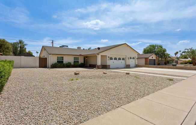 This place is a BEATUTY & ready for you now!!! 4 Bedroom, 3 bathroom, 3 car garage, Huge lot, Fully updated, Pool, Ease care Yard, 85254, Great schools, Close to MAYO!!!  READY NOW!!!