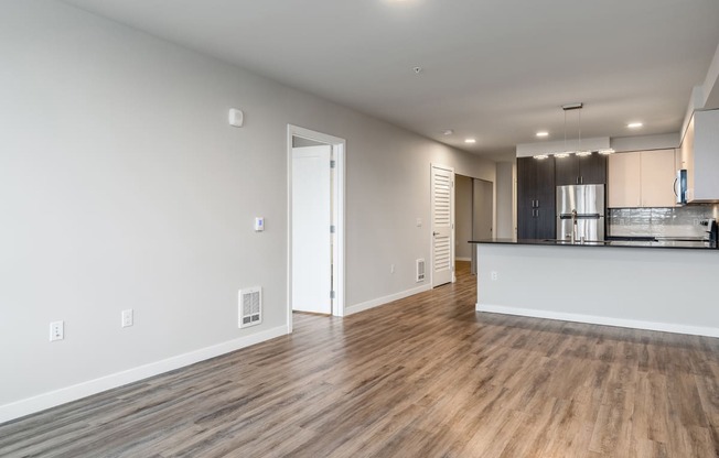 Geo Apartments Vacant Living Room