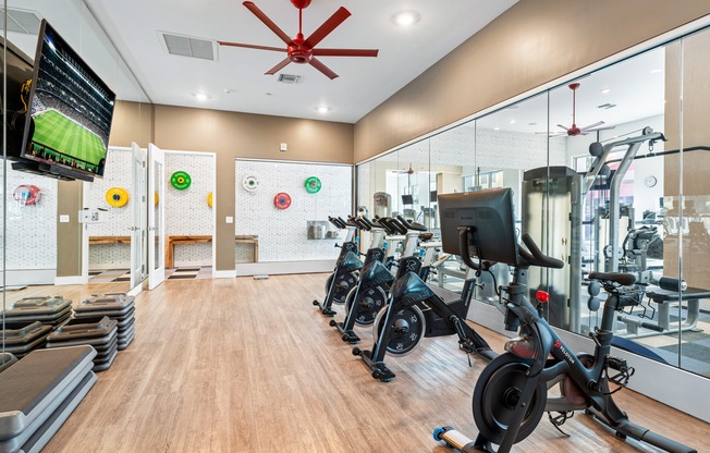 gym cycle room
