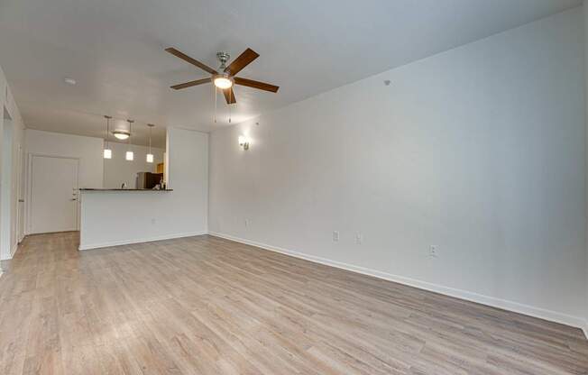 Lighted Ceiling Fan at Vue Live Oak, Dallas