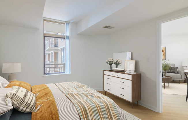 Bedroom with Hard Surface Flooring