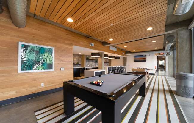 Pool table at The Shay, Washington, 20001