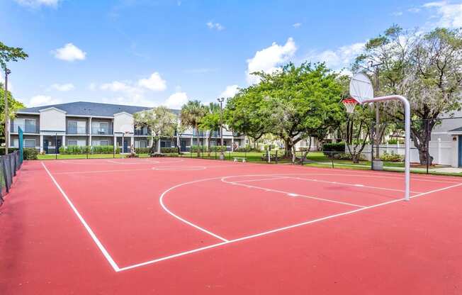 a basketball court at the enclave at woodbridge apartments at Waterford Park Apartment Homes, LLC, Florida