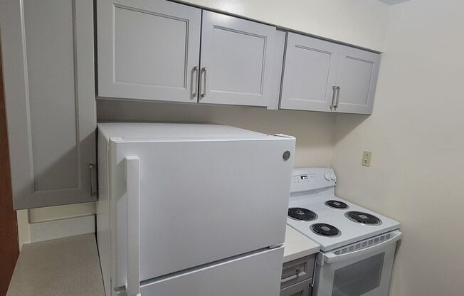 Charming One Bedroom features an upgraded kitchen with modern appliances