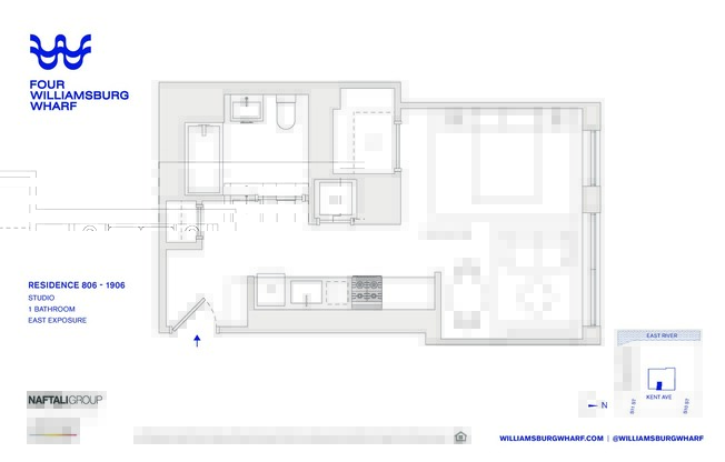 Studio, 1 bath, $3,943, Unit 1106