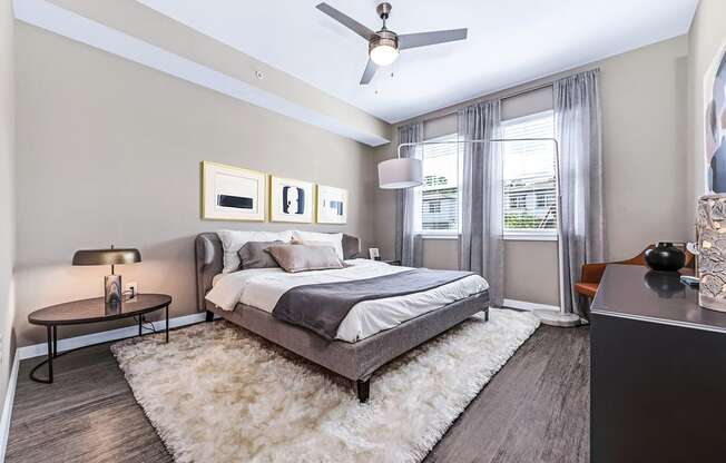 Main bedrooms accommodate king size furniture