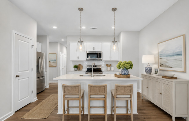 Modern 3BR Townhome with Garage | Open Floor Plan | Convenient Garner Location Near Raleigh
