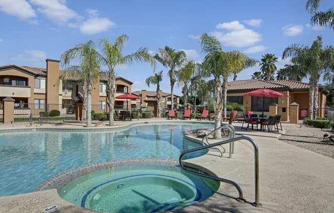 take a dip in our resort style pool