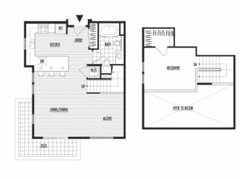 Studio, 1 bath, 800 sqft, $2,455