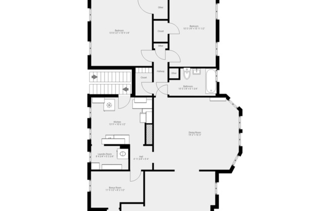 2 beds, 1 bath, 1,887 sqft, $2,800, Unit 809 Whitney Ave 1st Floor