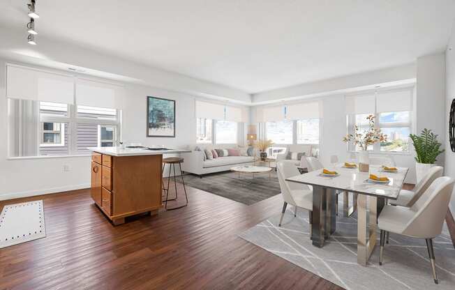 Overview interior at 1500 Nicollet Apartment Homes, Minneapolis, MN