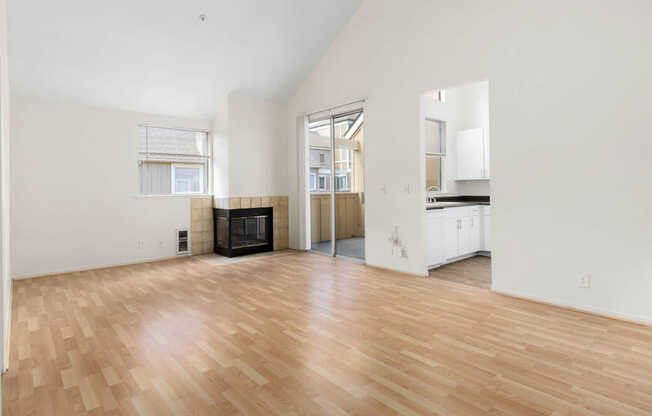 Living Room with Hard Surface Flooring