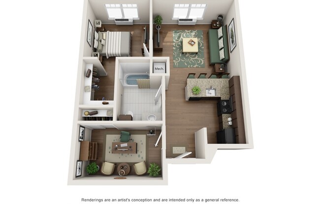 2 beds, 1 bath, 695 sqft, $2,150, Unit 141
