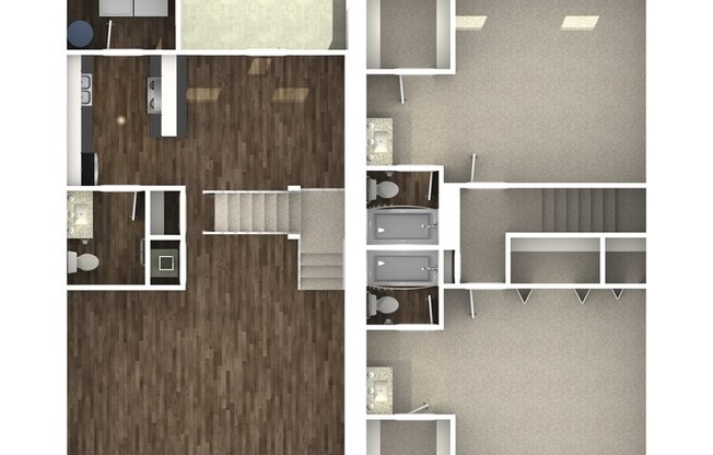 2 beds, 2.5 baths, 1,450 sqft, $1,685