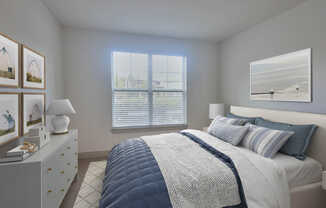 Bedroom with Hard Surface Flooring