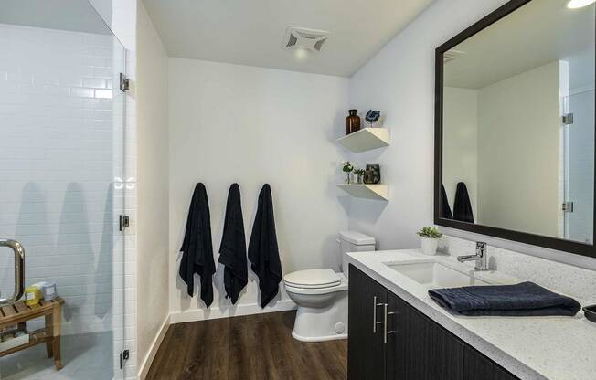 Elegant Bathrooms at F11 Luxury Apartments in San Diego, CA